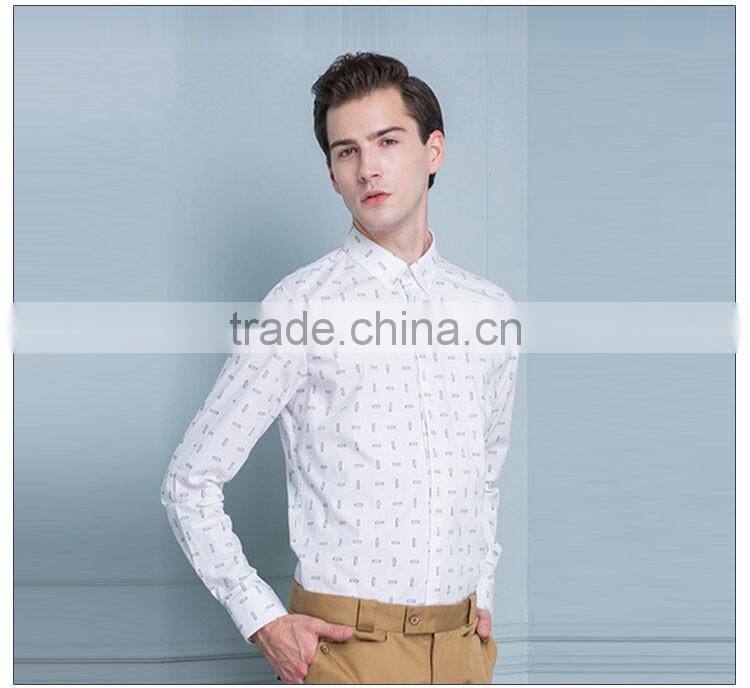 Bulk Fashion Casual 2016 Men Fancy Dress Shirt