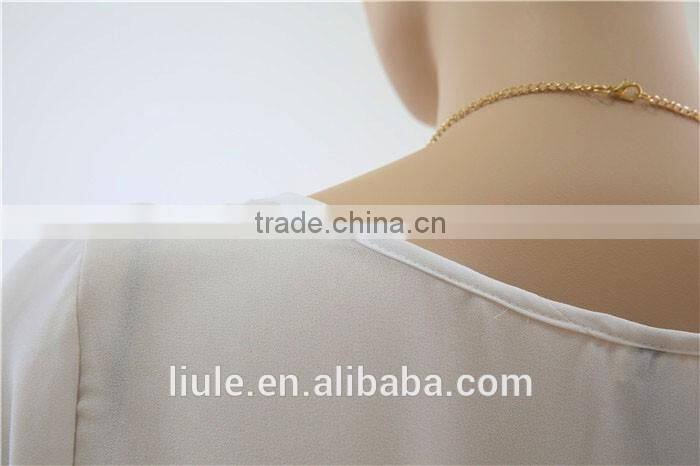 Hot sale 100%polyester light transparent sexy chiffon fabric for blouse