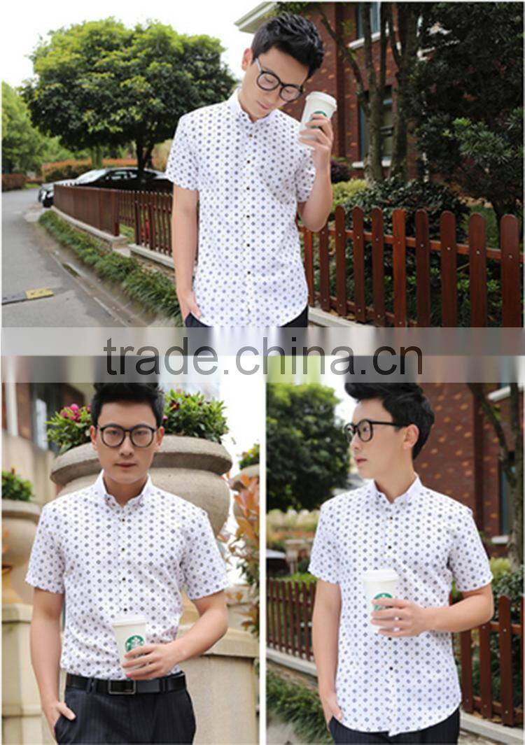 Latest shirt designs for men 2016 fancy custom elongated printed hawaiian short sleeve t-shirt