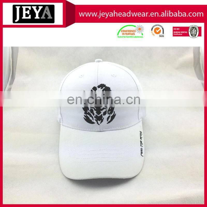 Man hat custom embroidery soft textile baseball cap