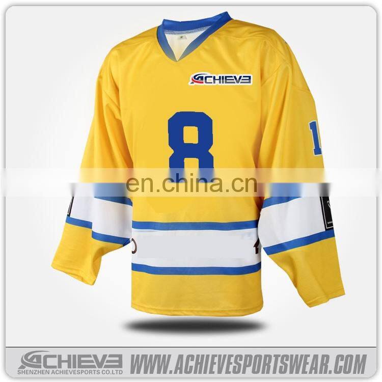 custom sublimation training hockey wear quick dry reversible hockey jerseys team hockey gear