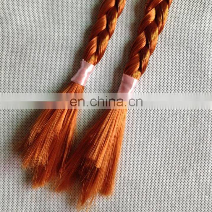 PWS-0450 Girls cosplay wigs braid Frozen anna wigs braid