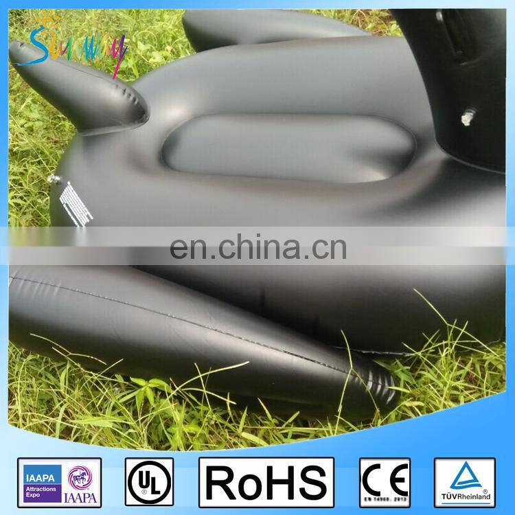 Swimming Pool toy Mattress Inflatable Black Swan Pool Float