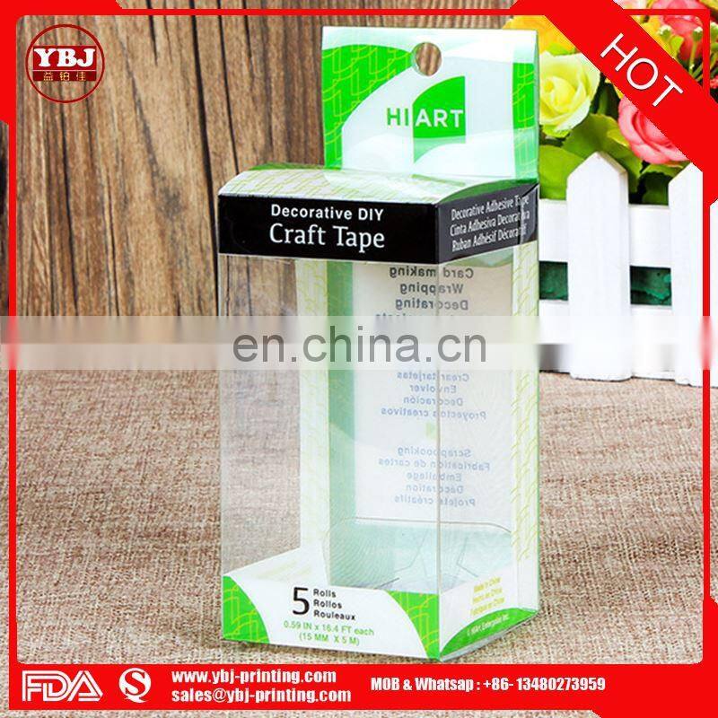 2017 new hot sale factory made pvc, pet, pp transparent gift box