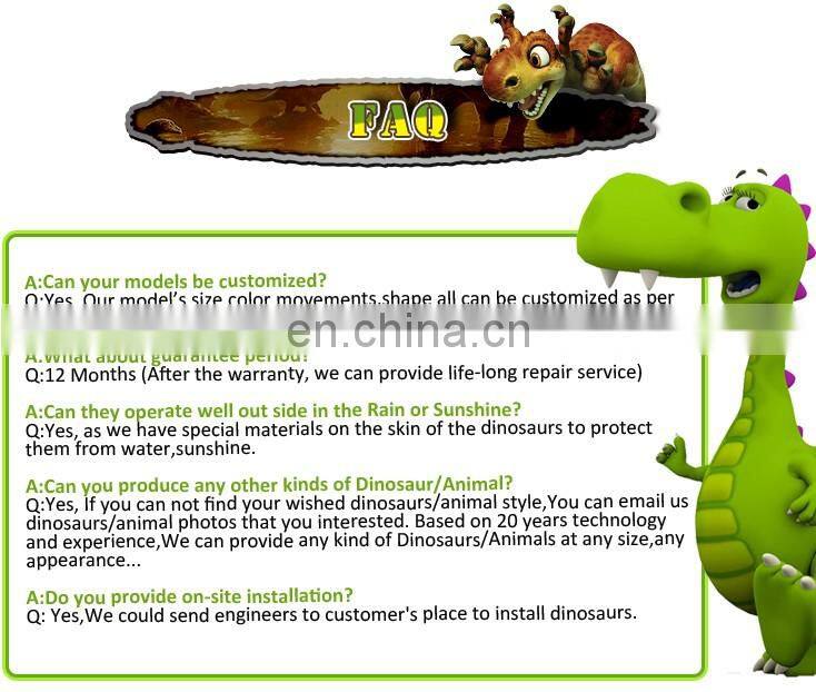 KAWAH High Simulation Dinosaur Park Animatronic Dinosaur For Sale