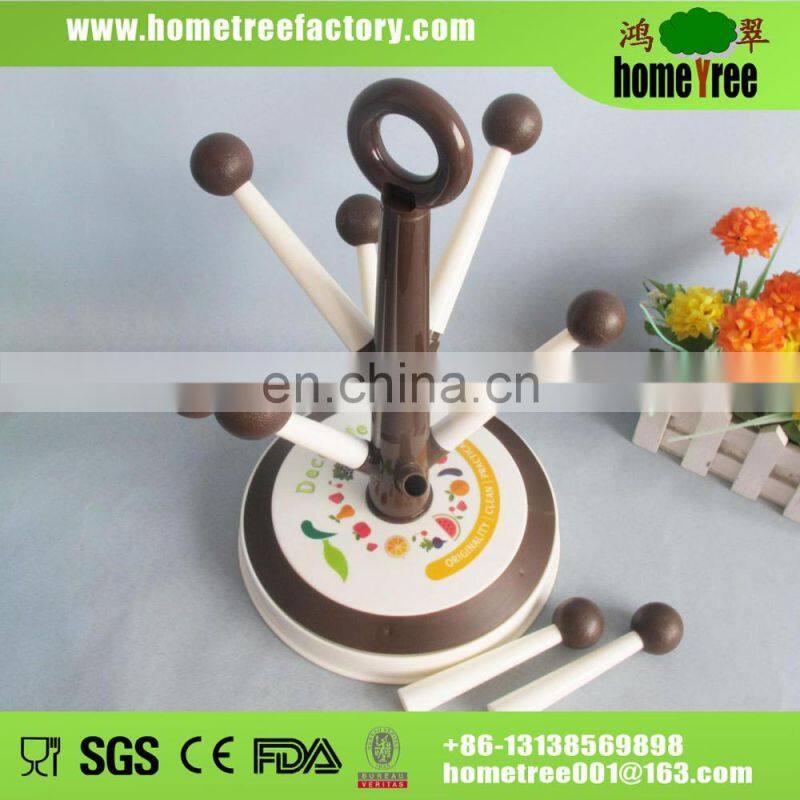 Mug Tree Holder 8PCS PlasticTea Cup Drying Hanger Rack