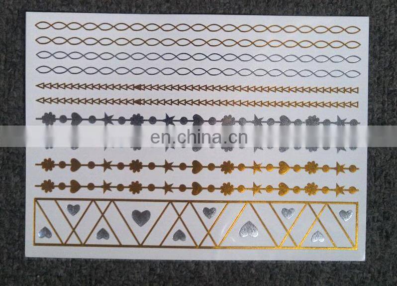 New design Self Adhesive Tattoo Stencils Designs