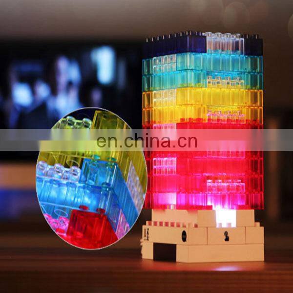 Glovion Creative 5V Safety DIY Toy Bricks Light Tetris light Building block Nightlight LED Light Constructible Desk Lamp