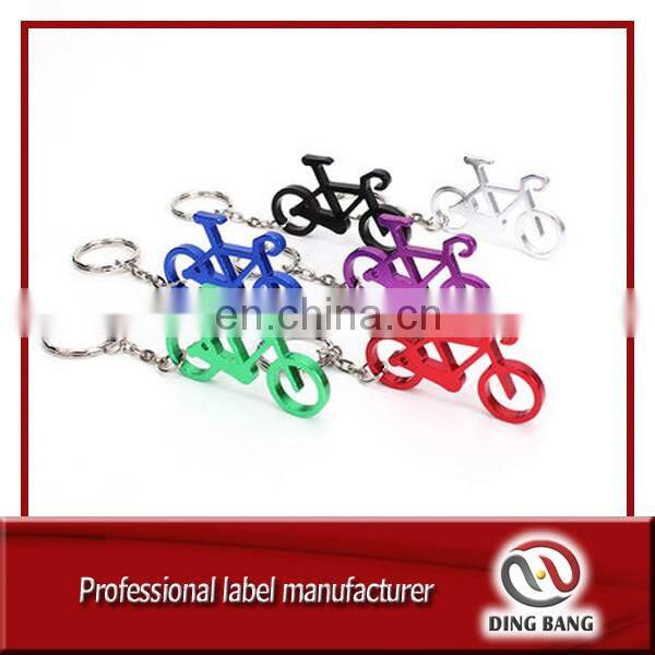 Wholesale Cheap Stock Items Keyring Type Promotion Souvenir Various Color Aluminium Oxide Mini Bike Bottle Opener