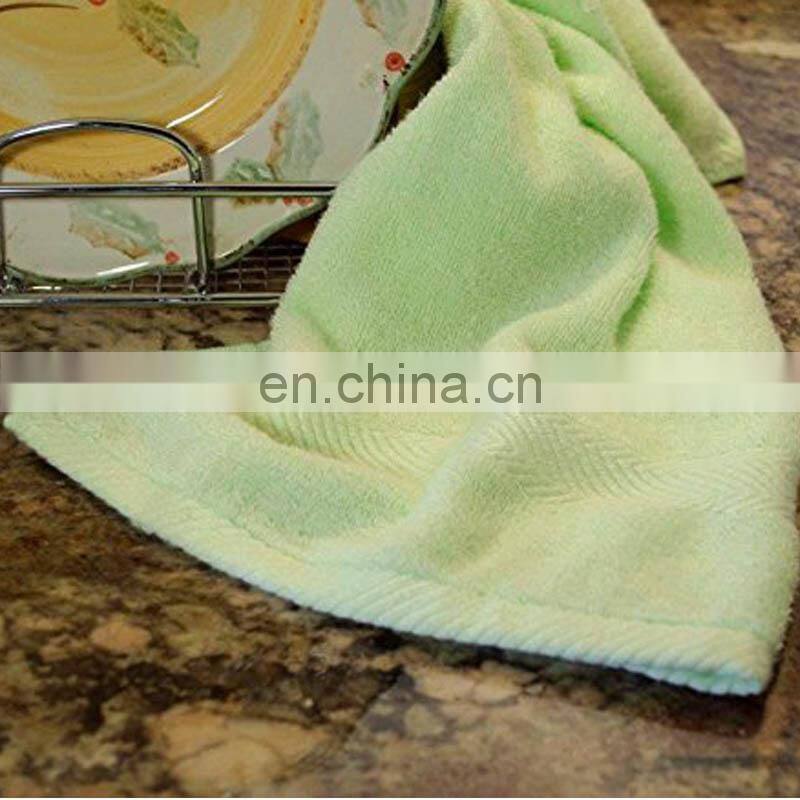 solid color custom cotton terry kitchen towel