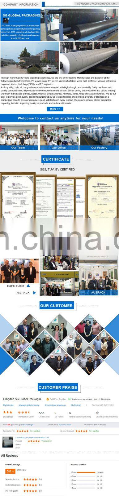 Alibaba China manufacture black plastic agricultural ground cover