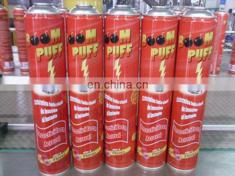 5 color CMYK seam henght 380mm printing empty snow spray and CRAZY RIBBON cans