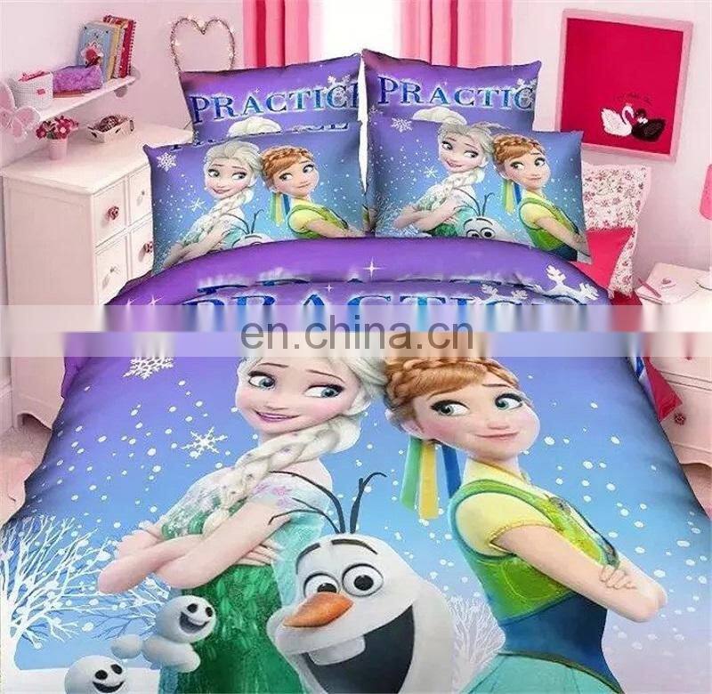 3d print microfiber duvets bedroom linen bedding sets for children 100% Polyester bed sets duvet cover