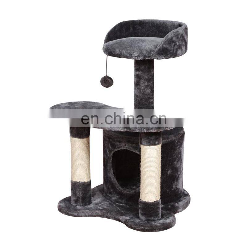 ningbo small size dark grey high quality cat trees