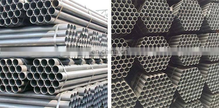 Manufacturer Prime Quality ASTM BS Black Tube Gi Galvanized Steel Pipe For Construction