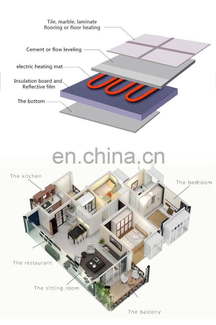 Good quality factory directly flooring mat system pig greenhouse soil heating