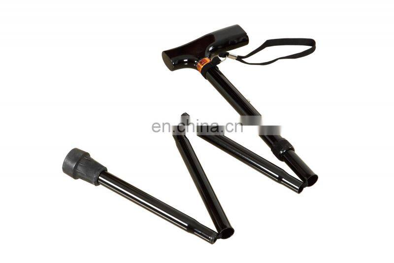 Customized LED Light adjustable folding orthopedic crutch for Elderly