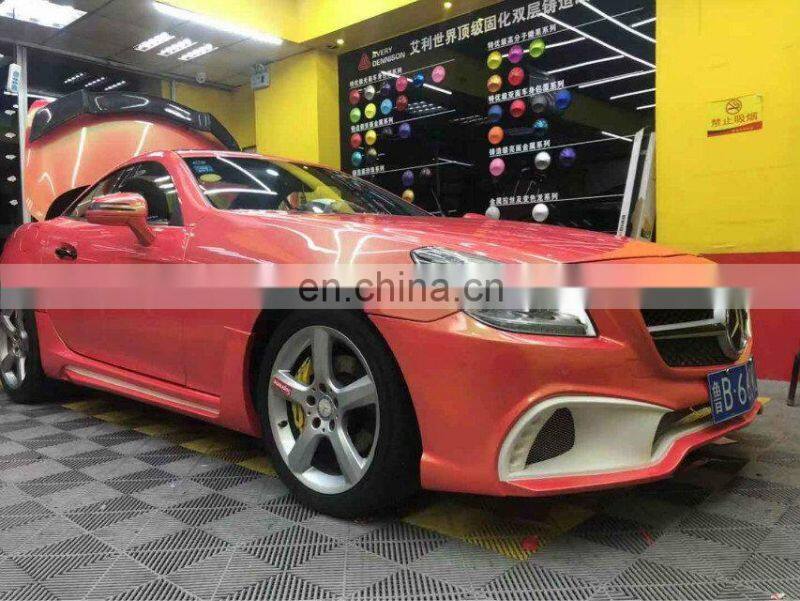 SLK class R172 slk200 slk300 body kit for R172 SLK200 SLK250 SLK300 to WD style with bumpers and exhaust tips