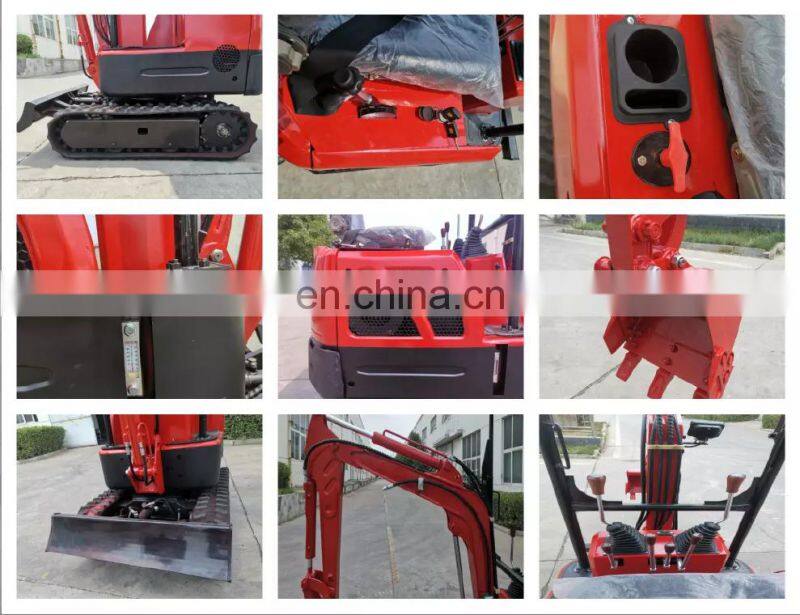 high performance walk behind mini excavator 1 ton for sale with CE 1 year warranty