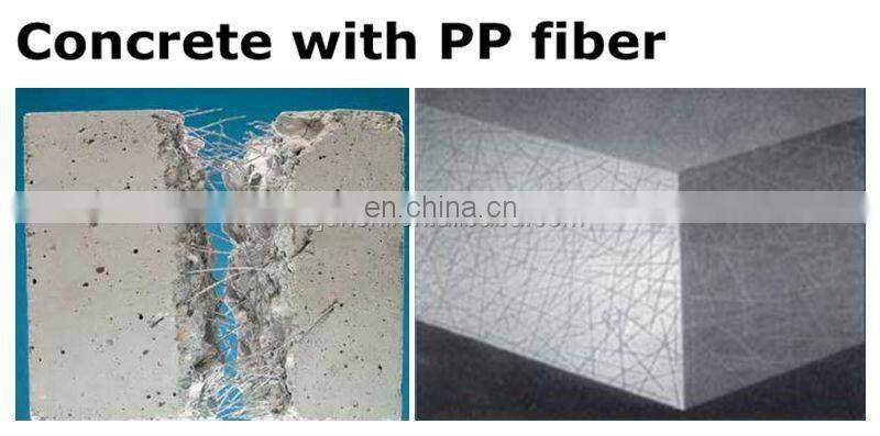 pp synthetic fibers for concrete