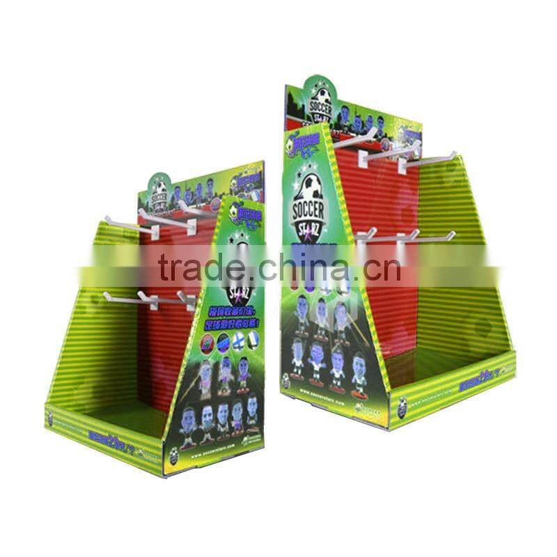 Design and Printing POS Retail Corrugated Flooring Stands for Brochure