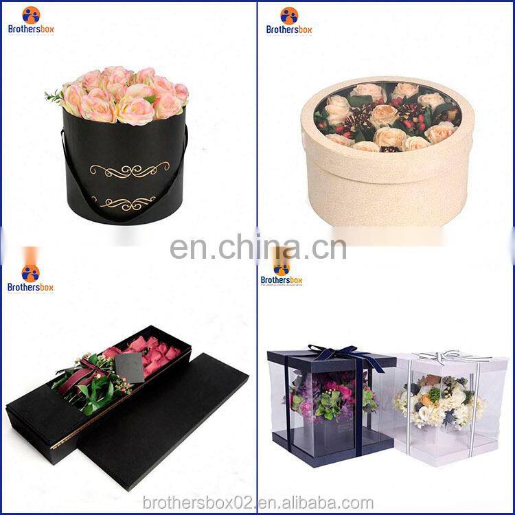 Paper Material and Art Paper Paper Type round flower box