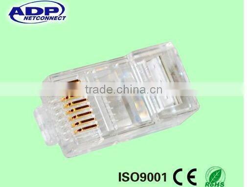 ADP Factory Wholesale Shielded Lan Network Cable Cat 5e Cat 6 Cat 5 RJ45 Connector Patch Cord
