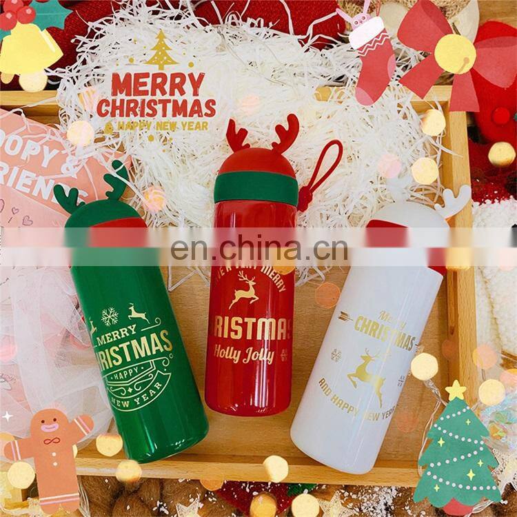 Christmas Insulated Flask Mugs Water Bottles Cups for Sports