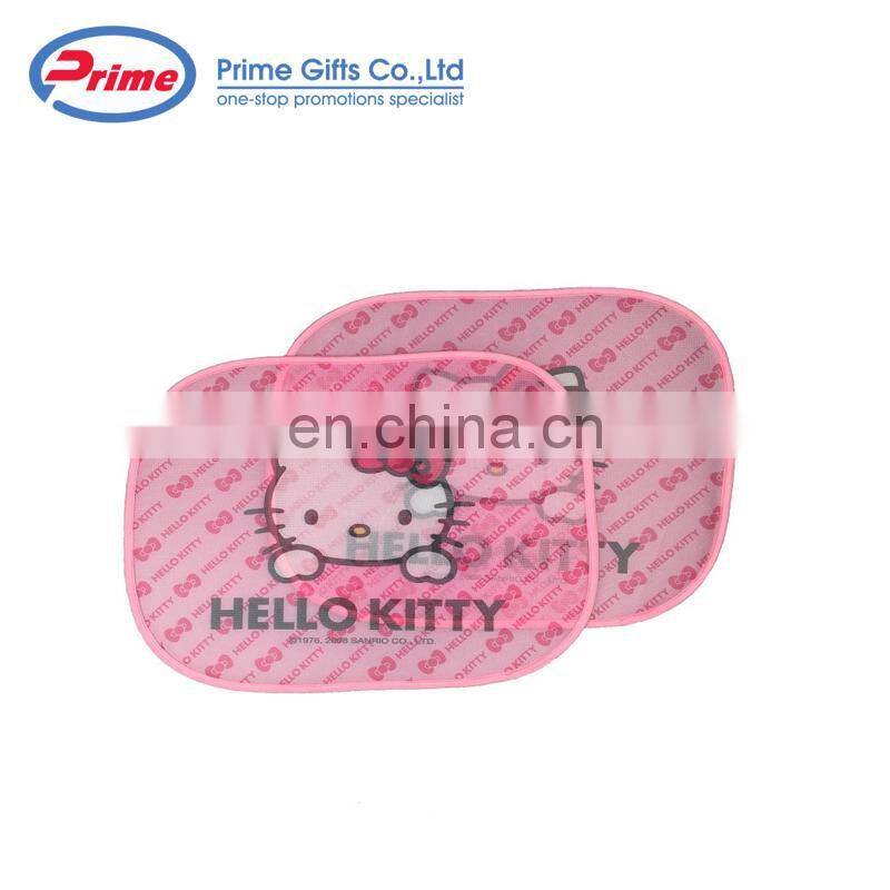 Full Color Logo Printed Funny Car Window's Side Sun Shade for Promotions