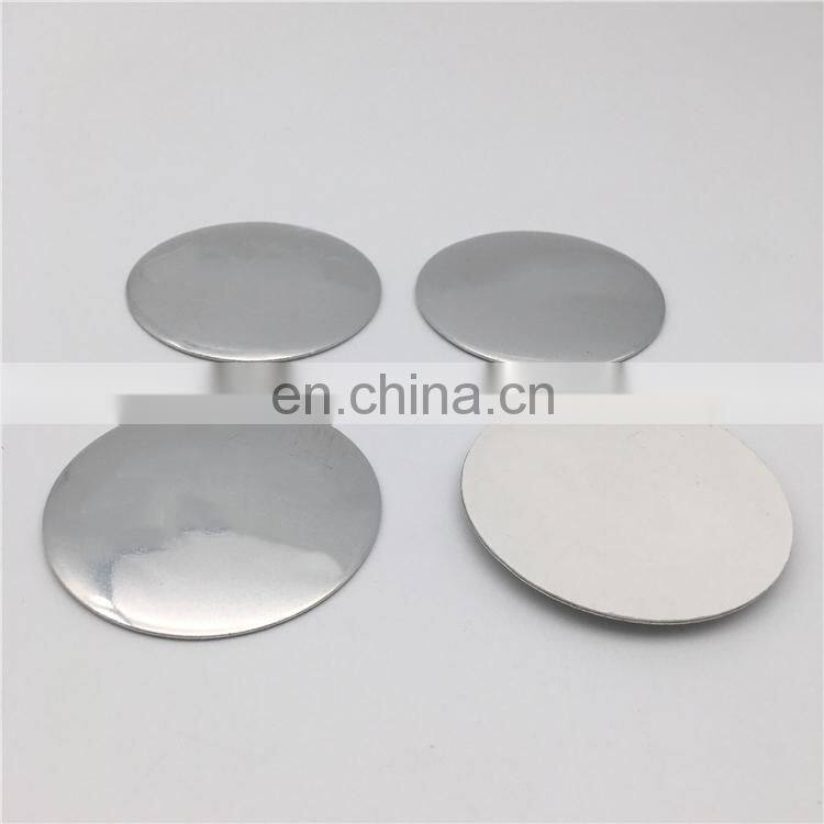 High Quality Aluminum 60MM Custom Silver Badge Car Wheel Cover Sticker For Vesta