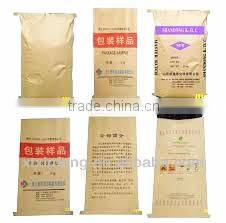 china new high quality brown kraft liner paper bag