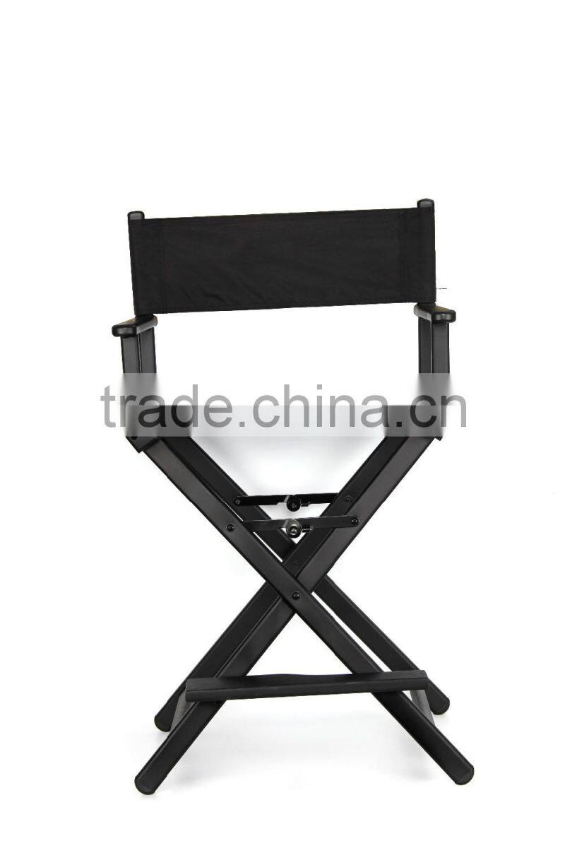 Cheap Beauty salon comfortable fashionable makeup chair, Aluminum metal frame 1680D nylon folding director chair factory