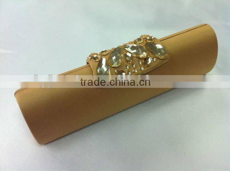wholesale price custom Satin clutch purse