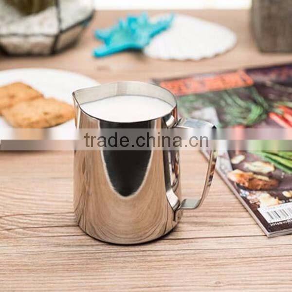 20 oz Espresso Coffee Milk Frothing Pitcher, Stainless Steel, 18/8 gauge coffee frother pitcher