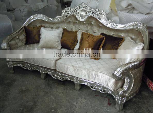 European stylel wooden living room furniture sofa set