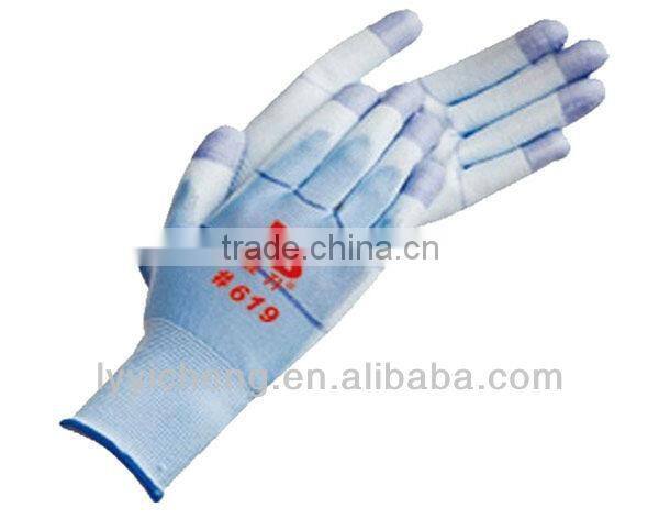 China Manufacturer Finger Coated Gloves,PU Coated Glove,ESD Finger Coated Gloves