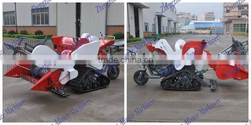 2015 factory price track rice harvester for sale
