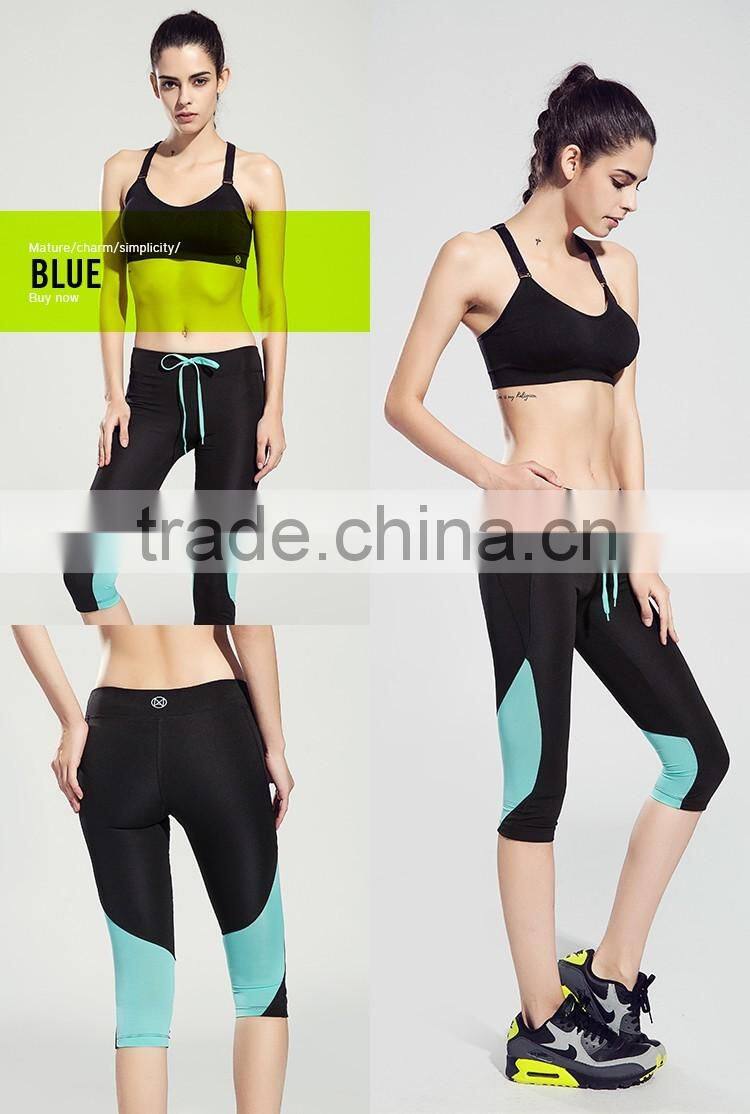 ladies fitness clothing women leggings tight yoga wear capris pants