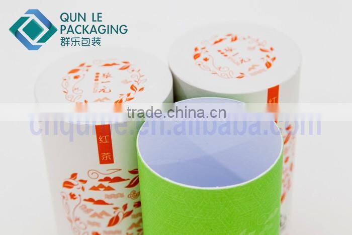 Custom Logo Biodegradable Cardboard Paper Tube Packaging for Tea