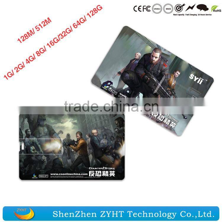 USB 2.0 High Speed favors wedding Gift usb flash drive card with custom printing