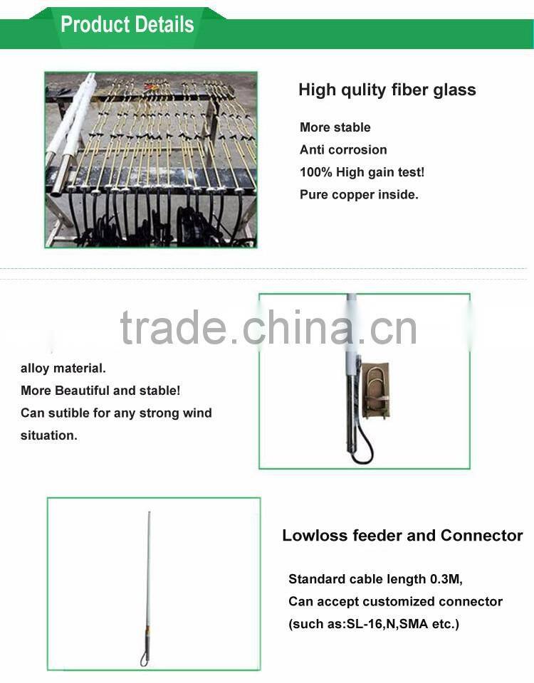 CDMA 800 824-896MHz fiberglass antenna outdoor Omni directional antenna for CDMA receiving