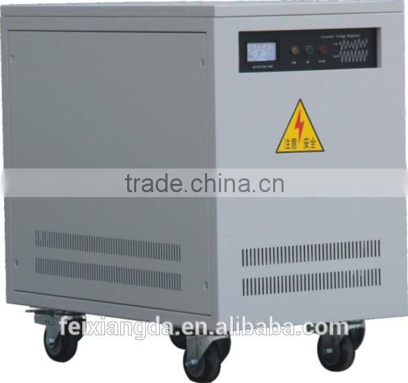 Carbon brush type voltage regulator AVR 20KVA three pahse