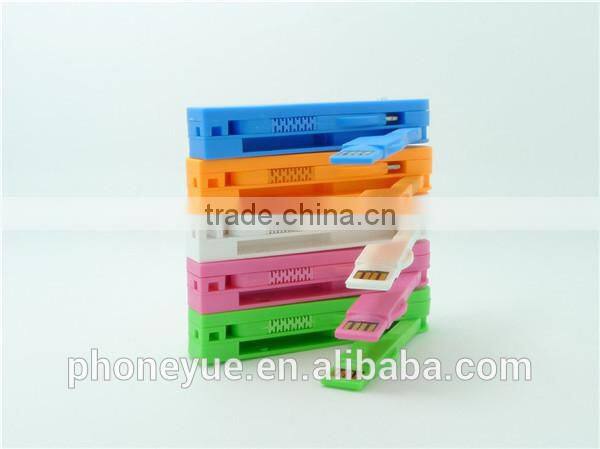 swiss knife 3 in 1 data sync micro usb charging charger cable for iphone4/6