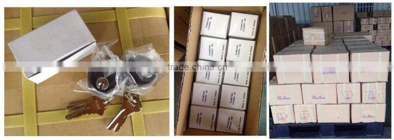 Global Door Controls Double Zinc Mortise Cylinder in Aluminum