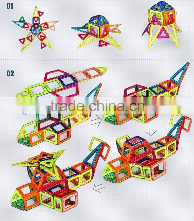 Children toys magnetic blocks set, ABS building blocks for kids