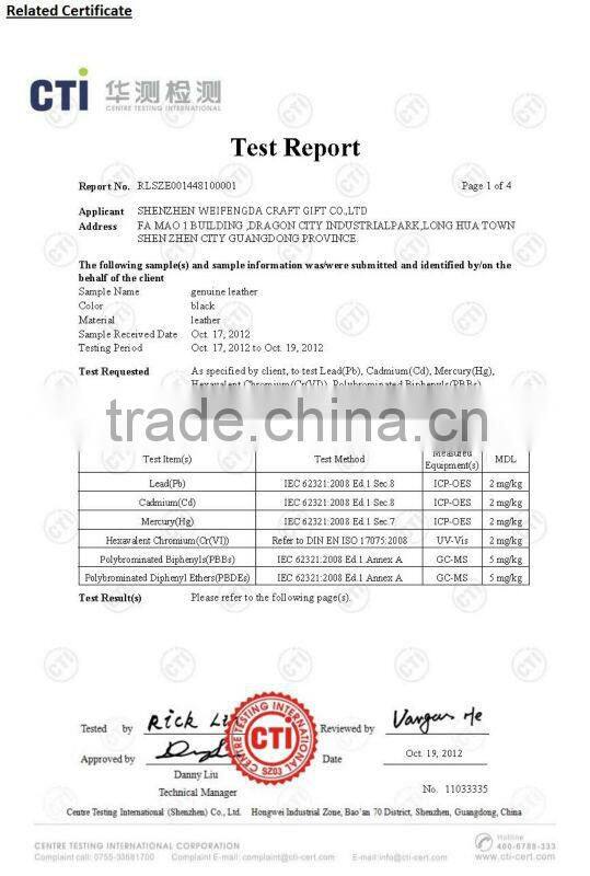 High Quality Desktop Leather Office Writing Pad Design