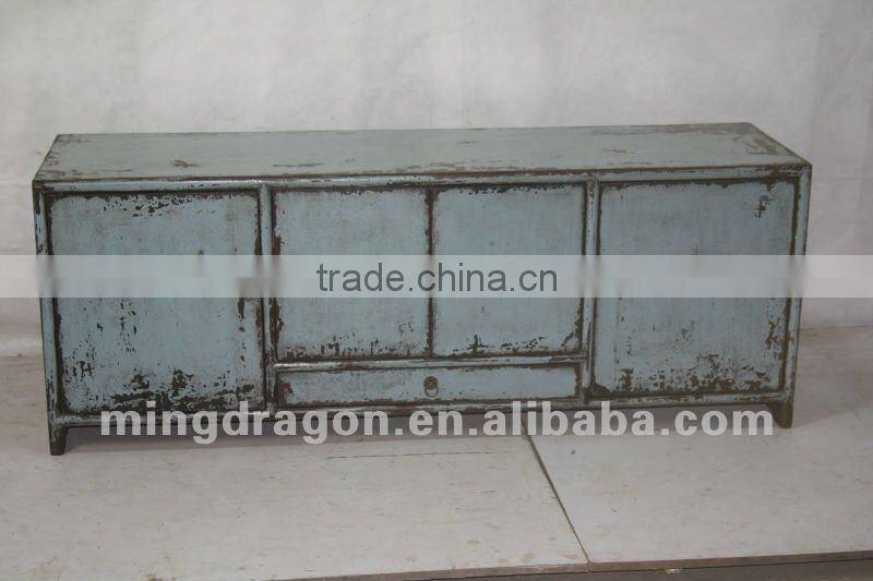 one drawer four door bule cabinet