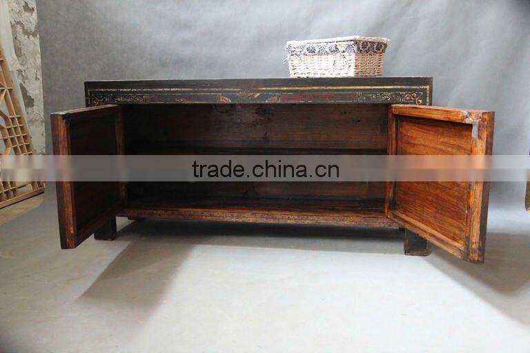 Chinese antique Mongolia drawing cabinet