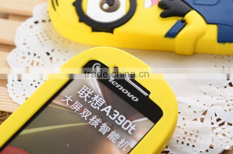 Keno 3D Despicable Me II Minions Style Silicone Case Cover for Lenovo A390