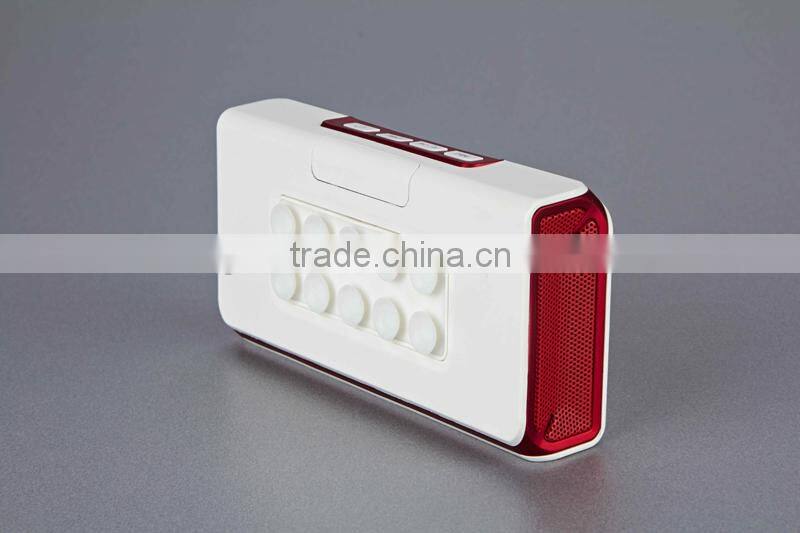 All In One Power Bank Speaker 7800mAh Power Bank Build-in Bluetooth Speaker Support FM Transmitter